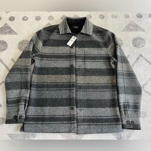 Brand new Express shirt jacket (men, small)